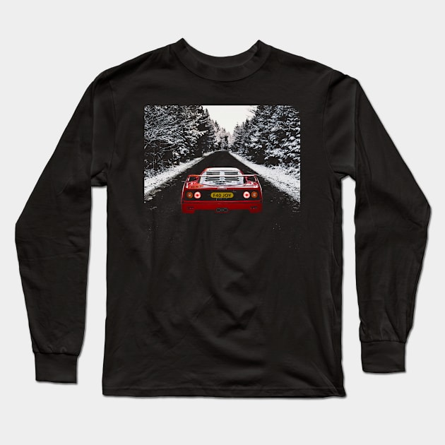 f40 toy Long Sleeve T-Shirt by retroracing